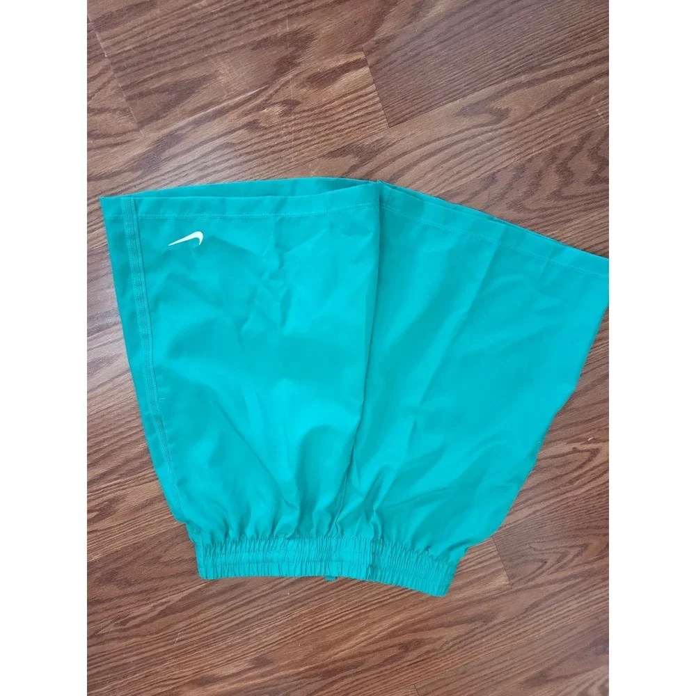 Nike Training Shorts Kids Large Teal Green Elastic Waist Athletic DM5382-324 NEW